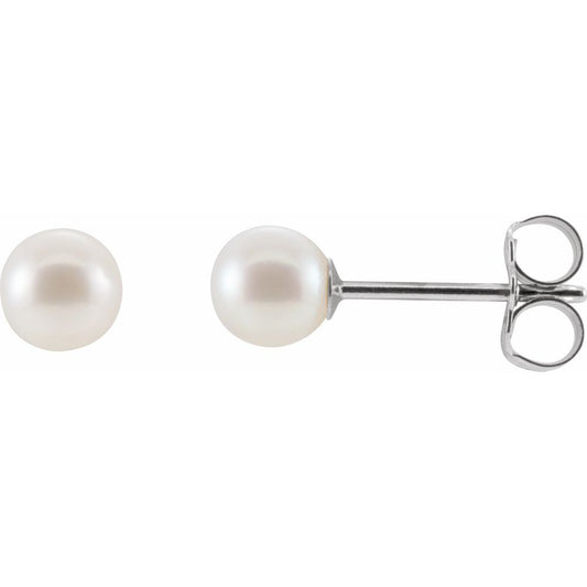 Pearl Stud Earrings