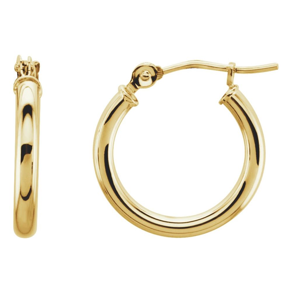 Tube Hoop Earrings