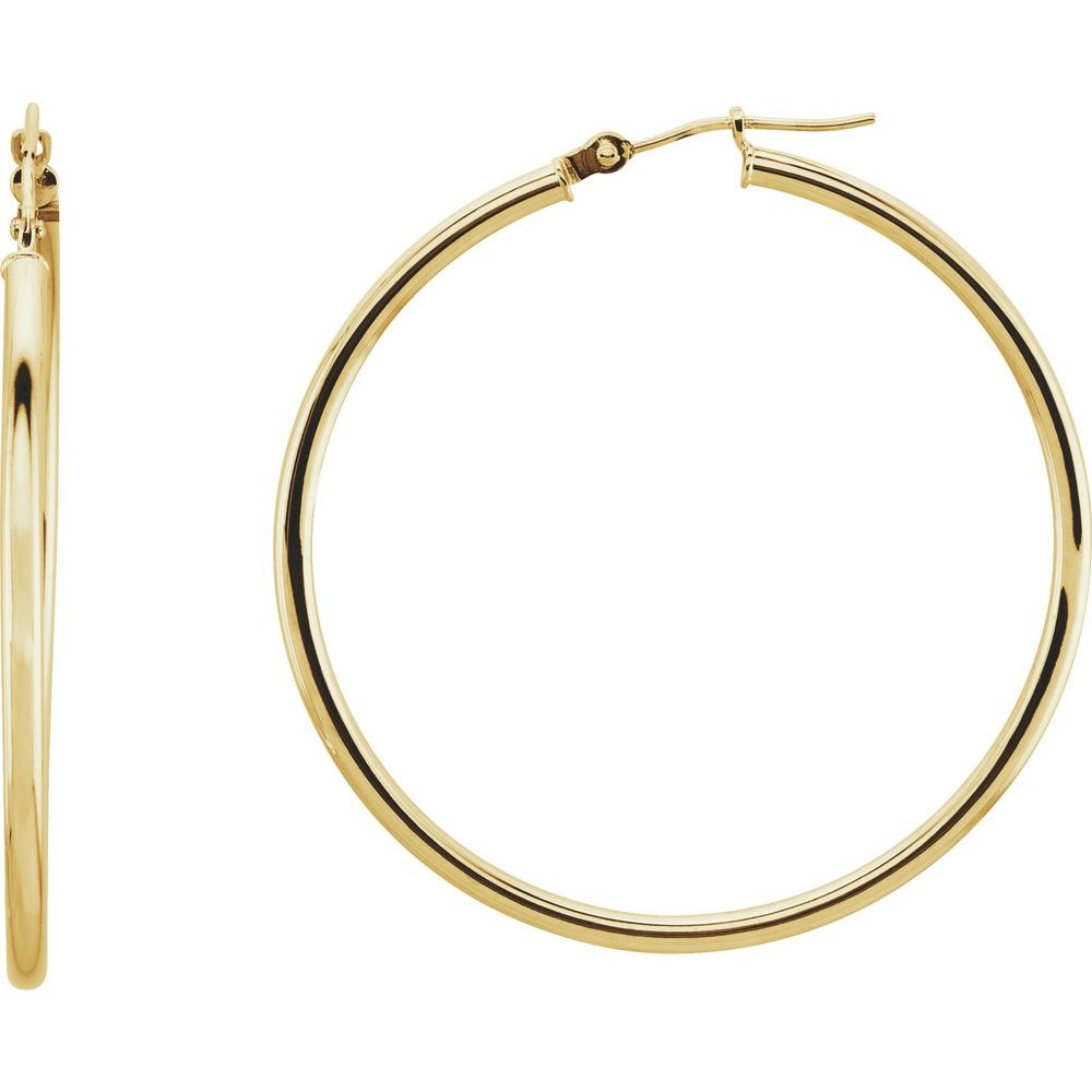 Tube Hoop Earrings