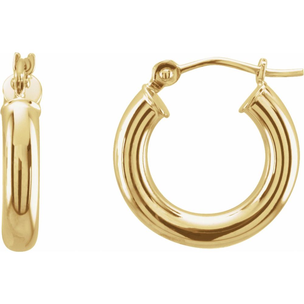Tube Hoop Earrings