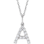 Diamond Initial Necklace