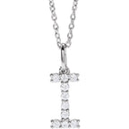Diamond Initial Necklace