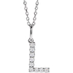 Diamond Initial Necklace