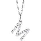 Diamond Initial Necklace