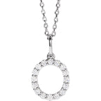 Diamond Initial Necklace