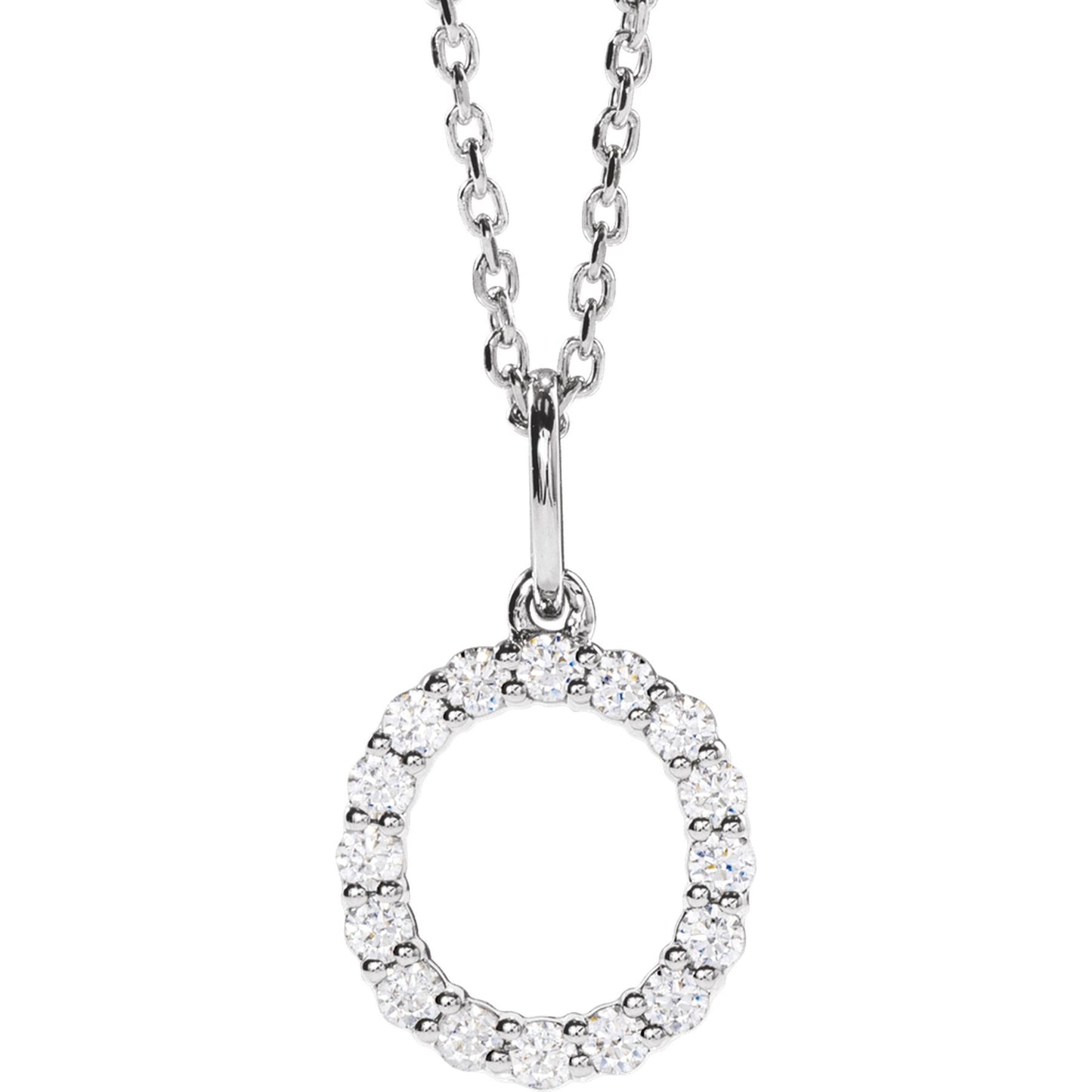 Diamond Initial Necklace