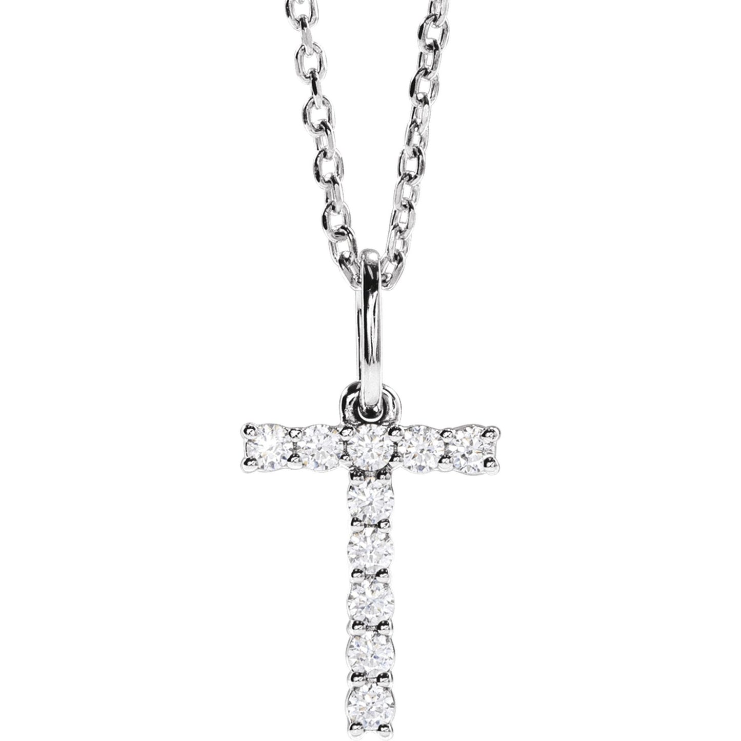 Diamond Initial Necklace