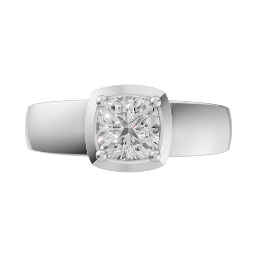 cushion-14k white gold|cushion-18k white gold|cushion-platinum