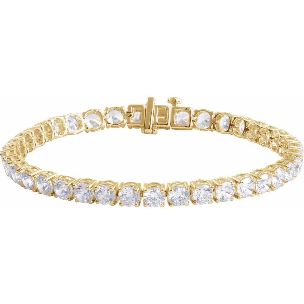 Diamond Tennis Bracelet | VS / Colorless / Excellent Round Lab-grown Diamonds / 14K