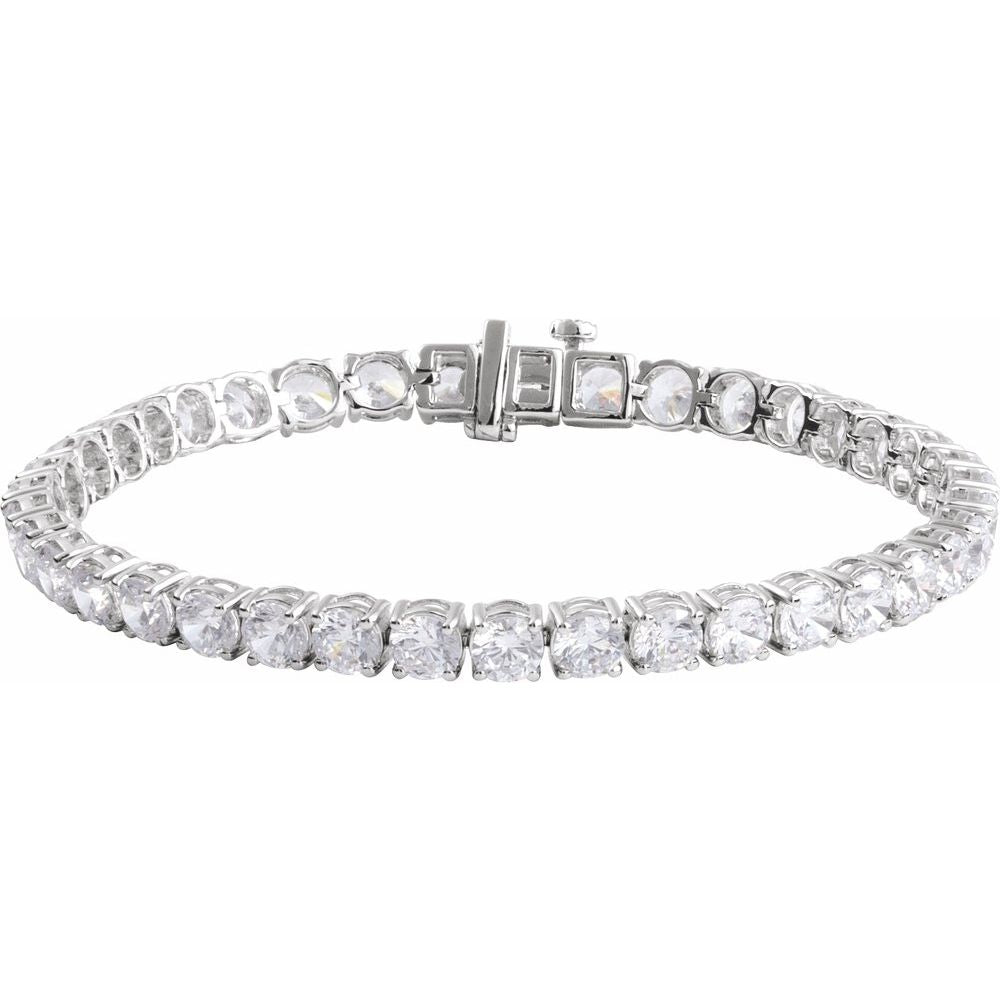 Diamond Tennis Bracelet | VS / Colorless / Excellent Round Lab-grown Diamonds / 14K