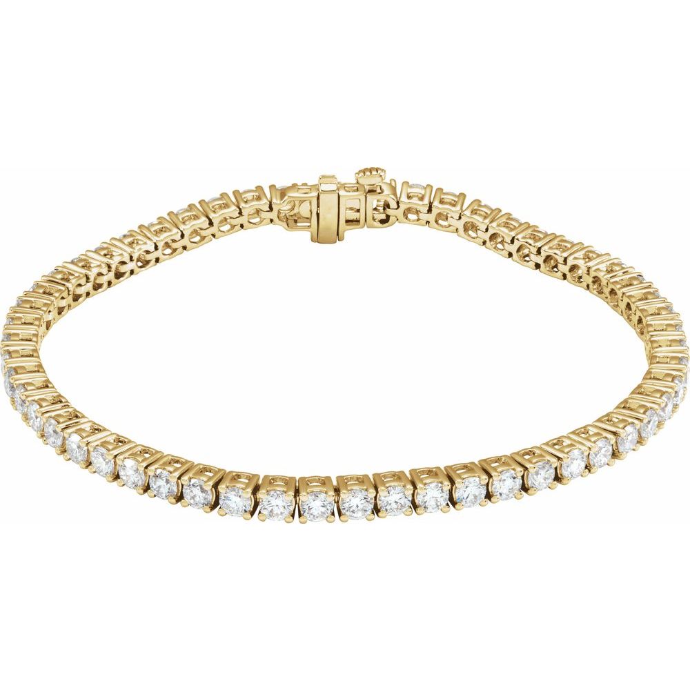Diamond Tennis Bracelet | VS / Colorless / Excellent Round Lab-grown Diamonds / 14K
