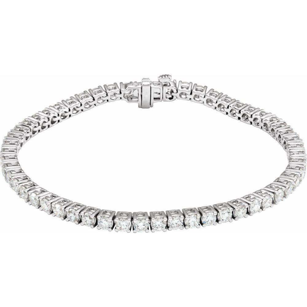 Diamond Tennis Bracelet | VS / Colorless / Excellent Round Lab-grown Diamonds / 14K