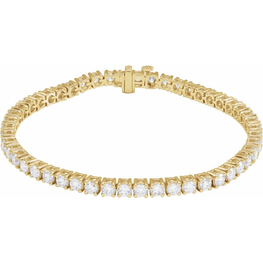 Diamond Tennis Bracelet | VS / Colorless / Excellent Round Lab-grown Diamonds / 14K