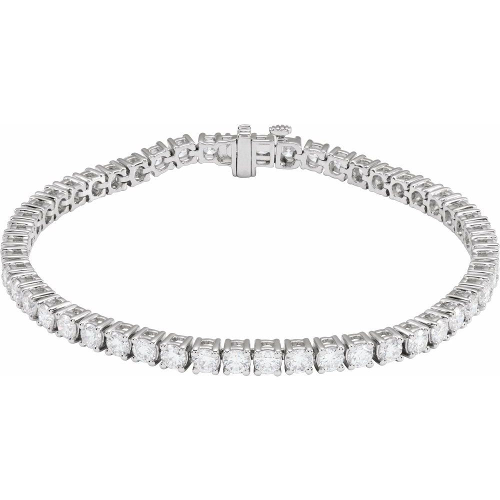 Diamond Tennis Bracelet | VS / Colorless / Excellent Round Lab-grown Diamonds / 14K