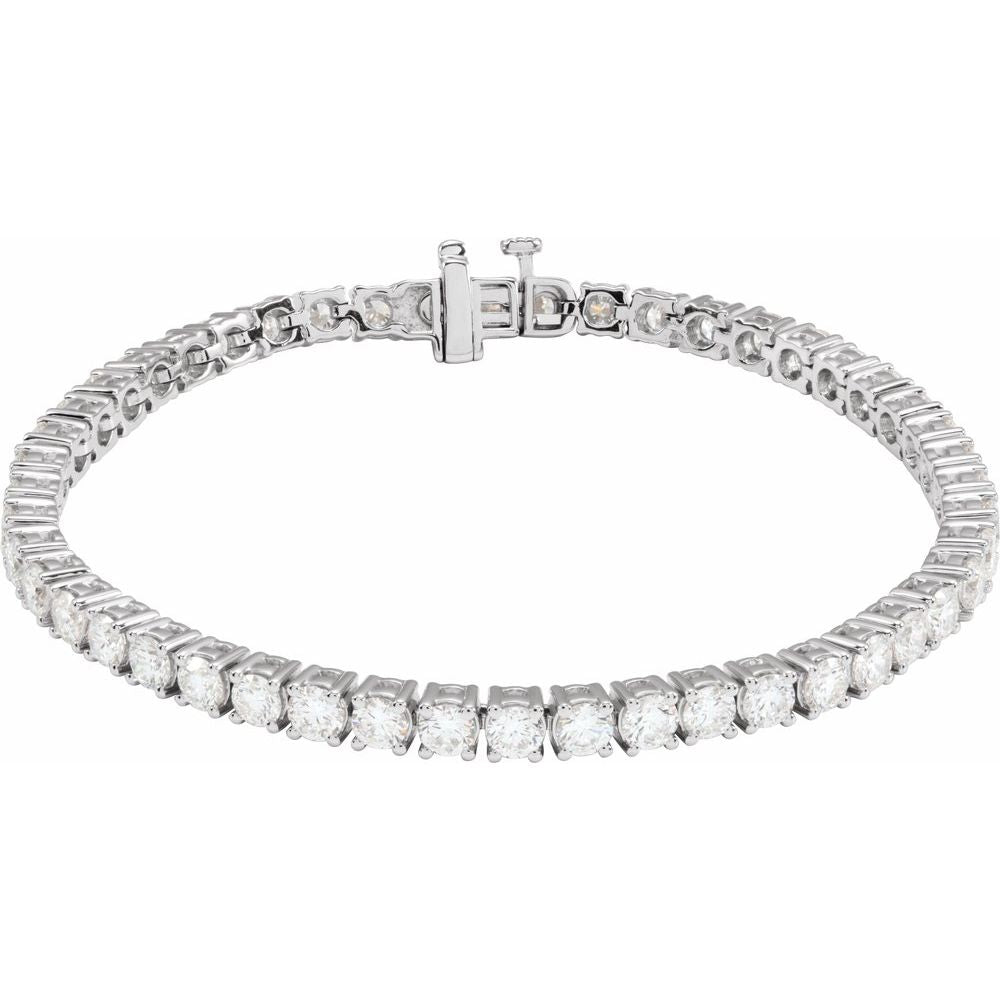 Diamond Tennis Bracelet | VS / Colorless / Excellent Round Lab-grown Diamonds / 14K