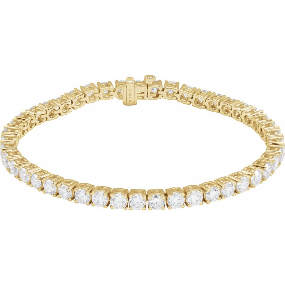 Diamond Tennis Bracelet | VS / Colorless / Excellent Round Lab-grown Diamonds / 14K