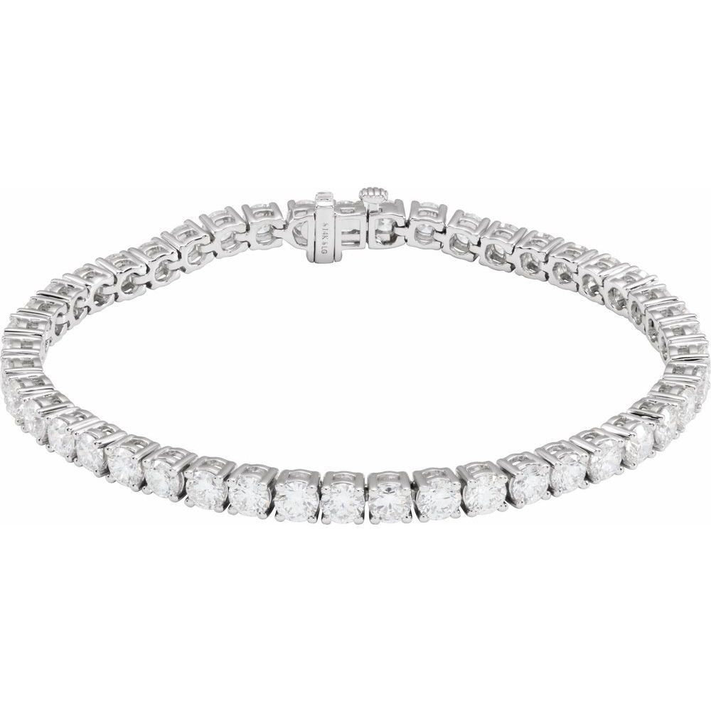 Diamond Tennis Bracelet | VS / Colorless / Excellent Round Lab-grown Diamonds / 14K