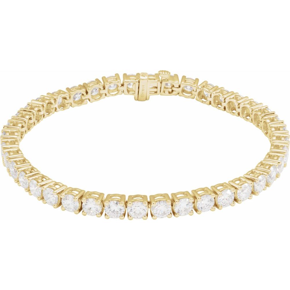 Diamond Tennis Bracelet | VS / Colorless / Excellent Round Lab-grown Diamonds / 14K
