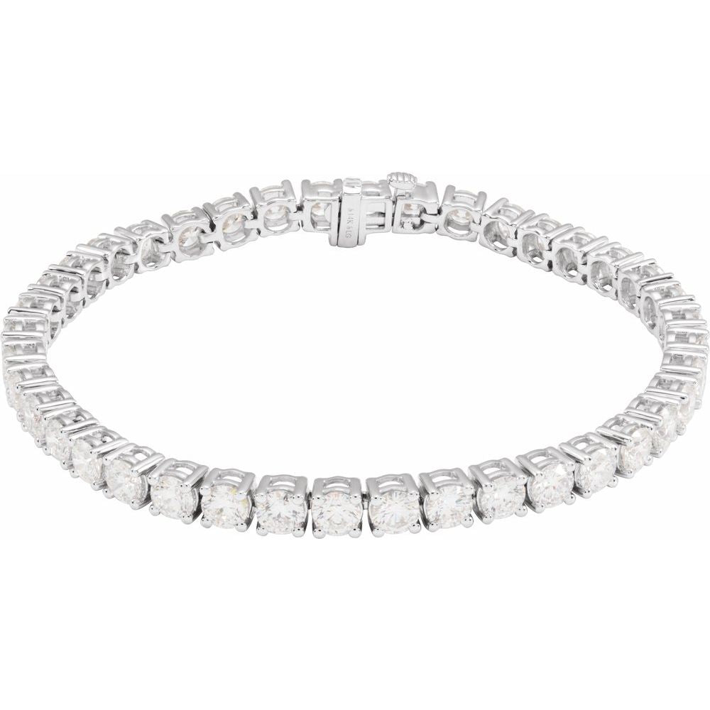 Diamond Tennis Bracelet | VS / Colorless / Excellent Round Lab-grown Diamonds / 14K