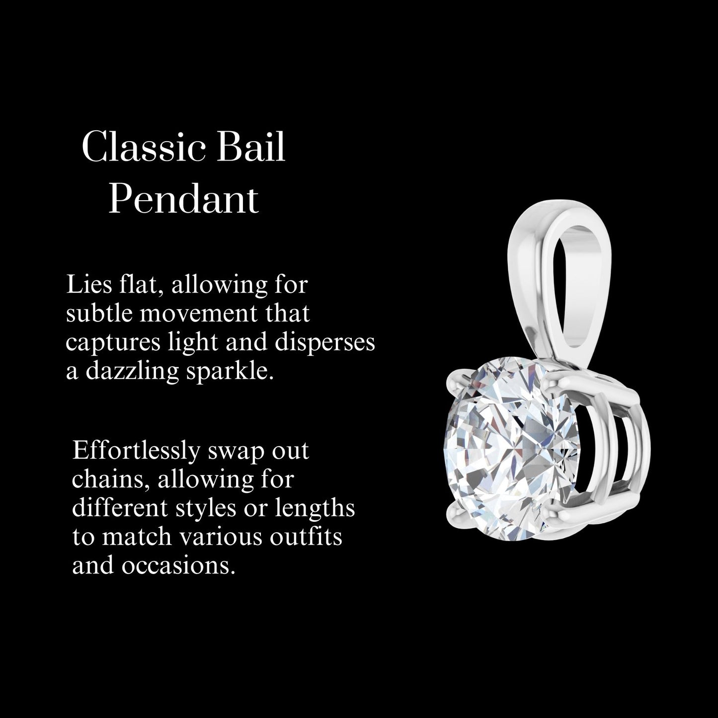 Diamond Solitaire Pendant