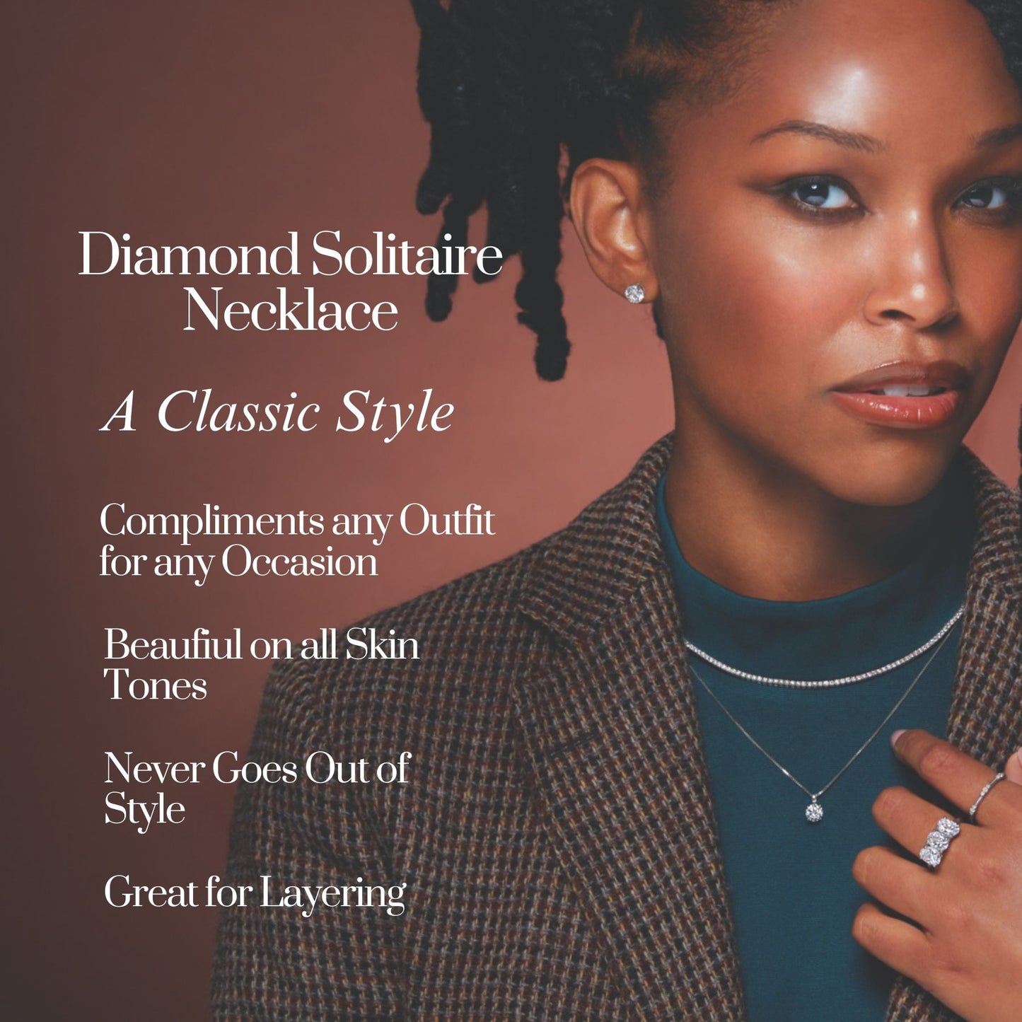 Diamond Solitaire Pendant