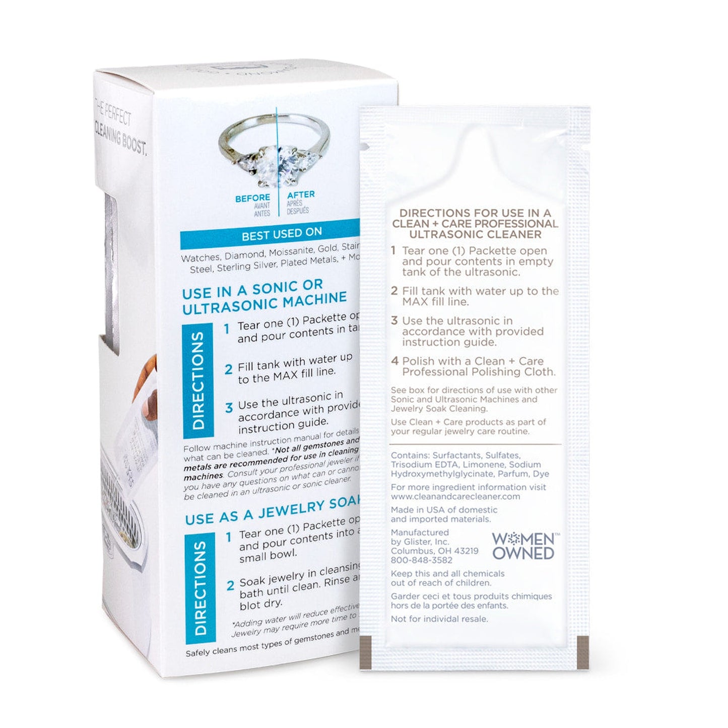 JEWELRY CLEANER PACKETTES