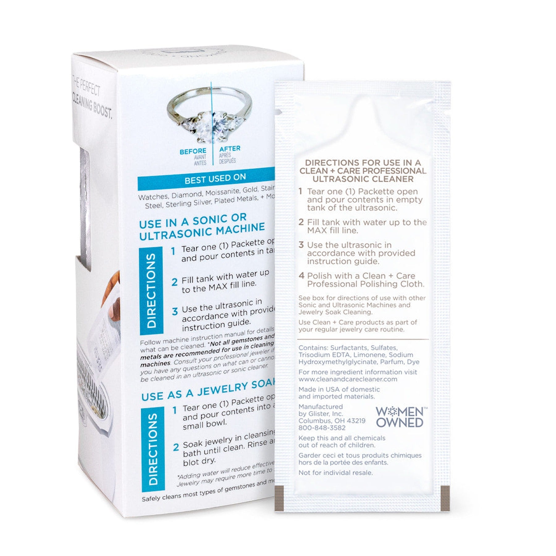 JEWELRY CLEANER PACKETTES