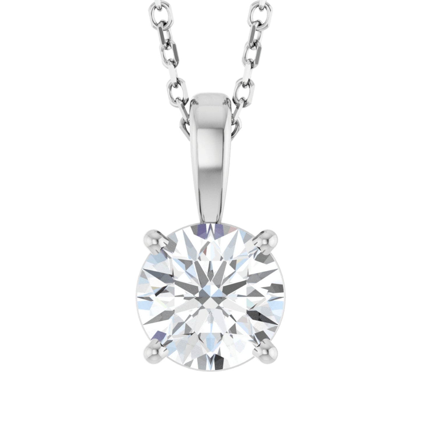 Diamond Solitaire Pendant