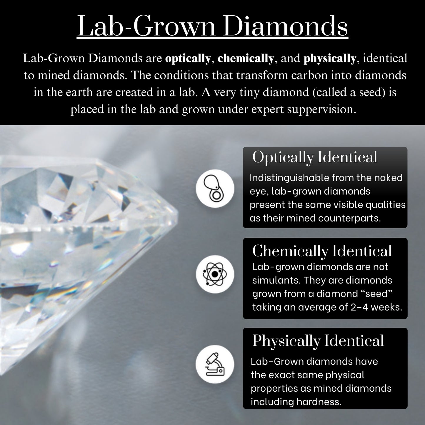 Diamond Tennis Bracelet | VS / Colorless / Excellent Round Lab-grown Diamonds / 14K