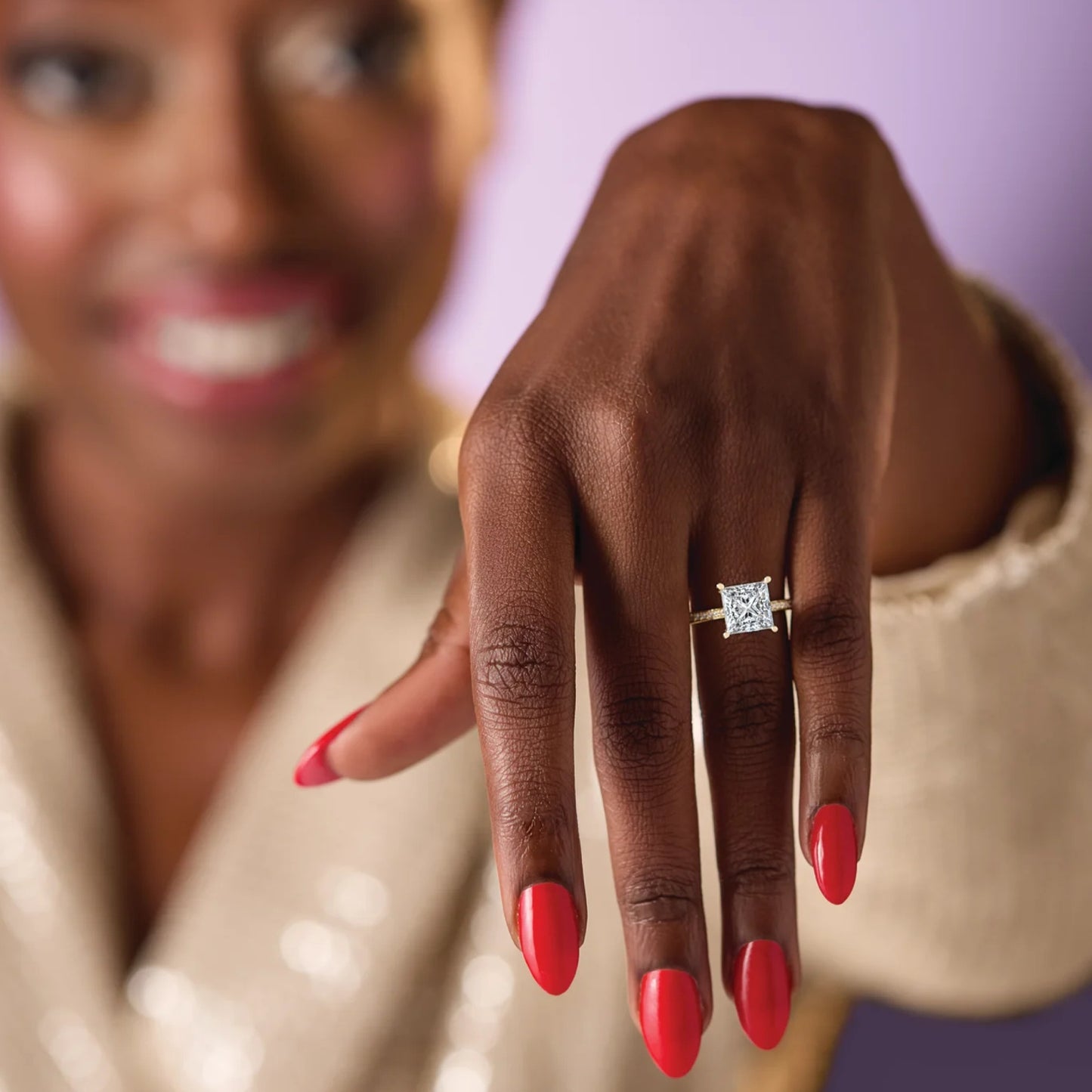 Square Diamond - GCAL 8X Lab-Grown