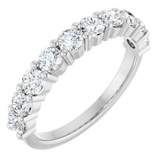 Diamond Anniversary Band | VS / Colorless / 10 Excellent Round Lab-grown Diamonds / 14K